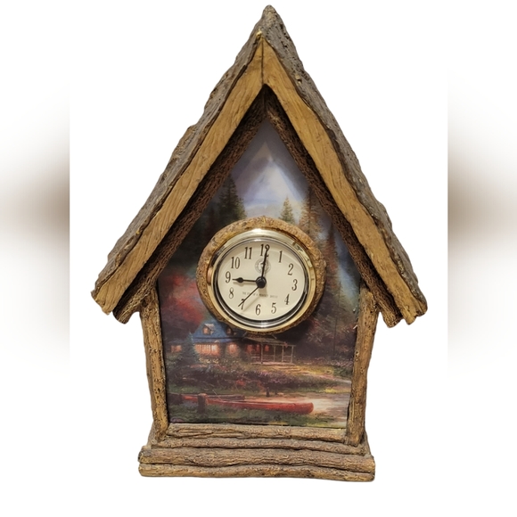 Thomas Kinkade/ Hallmark clock untested - Picture 8 of 10